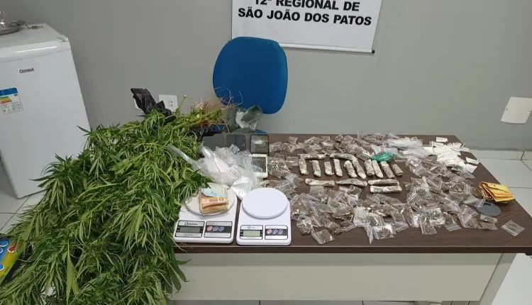 Três são presos em operação contra o tráfico de drogas em São João dos Patos