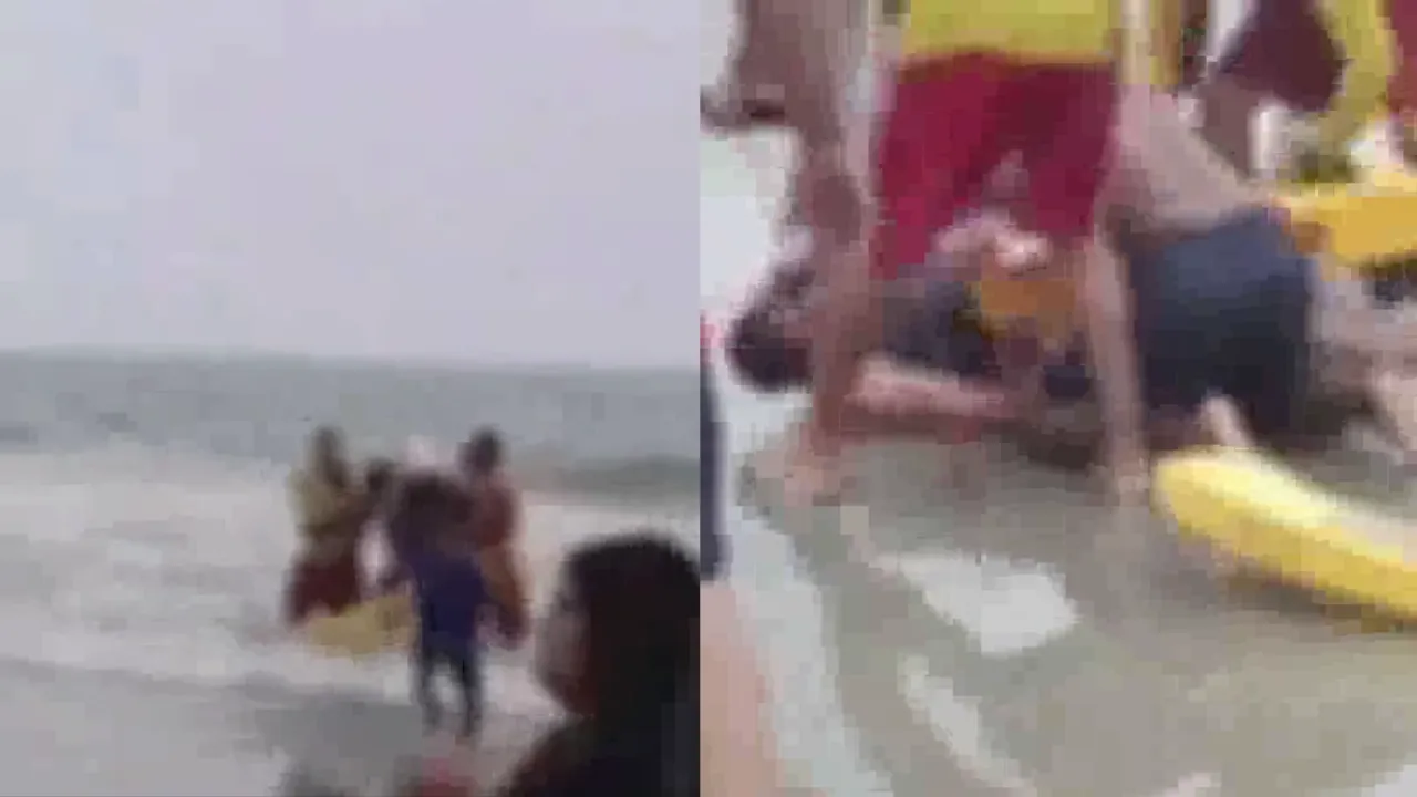 VÍDEO: Homem morre ao tentar salvar sobrinho de afogamento na Praia do Araçagi