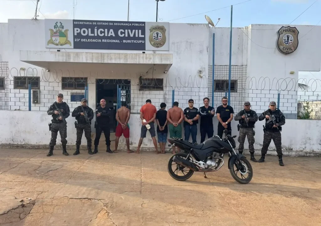 Operação em Buriticupu prende cinco pessoas e apreende drogas e armas em ação contra crimes violentos