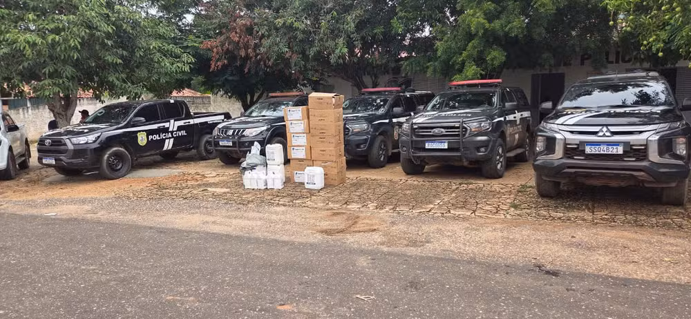 Esquema de desvio de herbicidas é alvo de operação policial em Cidelândia